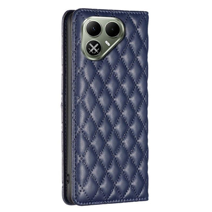 Diamond Lattice Magnetic Leather Flip Phone Case, For Tecno Pova 8 5G, For Tecno Spark 50 5G