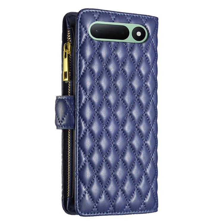 Diamond Lattice Zipper Wallet Leather Flip Phone Case, For Tecno Spark 50 5G