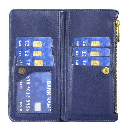 Diamond Lattice Zipper Wallet Leather Flip Phone Case, For Tecno Spark 50 5G