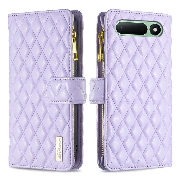 Diamond Lattice Zipper Wallet Leather Flip Phone Case, For Tecno Spark 50 5G