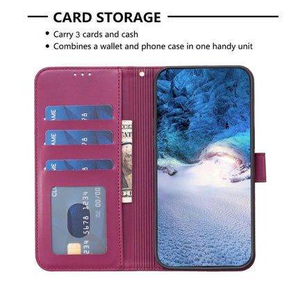Four-leaf Embossed Leather Phone Case, For Tecno Spark 50 5G