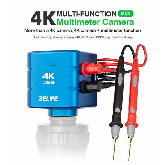 RELIFE MC2 Dual-screen Synchronous Display Multi-function 4K Multimeter Camera, RELIFE MC2