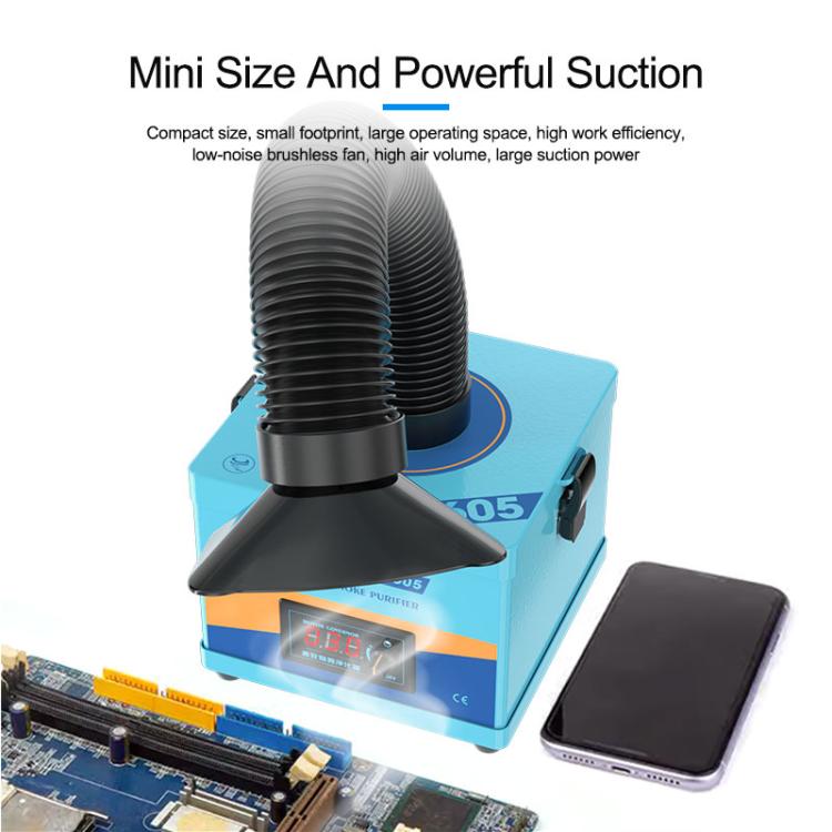 SUNSHINE SS-6605 Strong Suction Smoke Purifier, EU Plug, US Plug