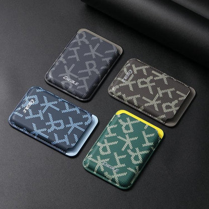 ESEBLE S8 PU Leather Letter Texture Magnetic Mobile Phone Card Slots