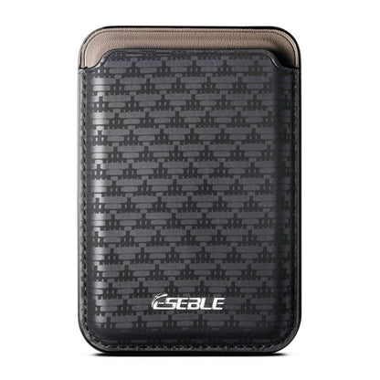 ESEBLE S9 PU Leather Triangular Shield Magnetic Mobile Phone Card Slots