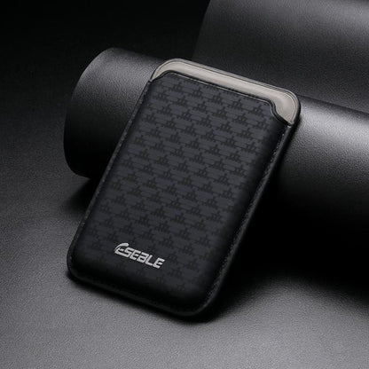 ESEBLE S9 PU Leather Triangular Shield Magnetic Mobile Phone Card Slots