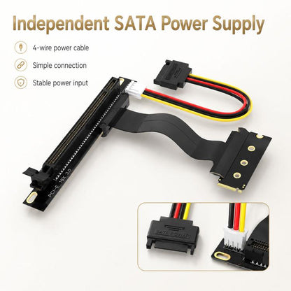 M2 NVME SSD To PCI-E 16X Adapter Cable
