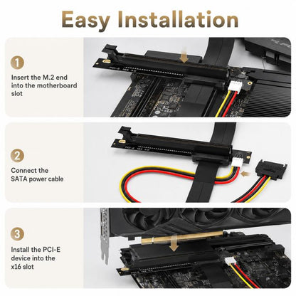 M2 NVME SSD To PCI-E 16X Adapter Cable