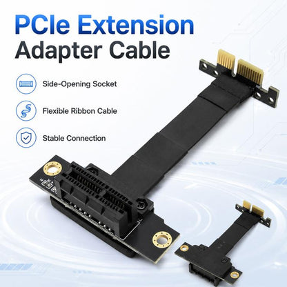 PCI-E3.0 1X Male to Female Extension Cable, 10cm, 15cm, 20cm