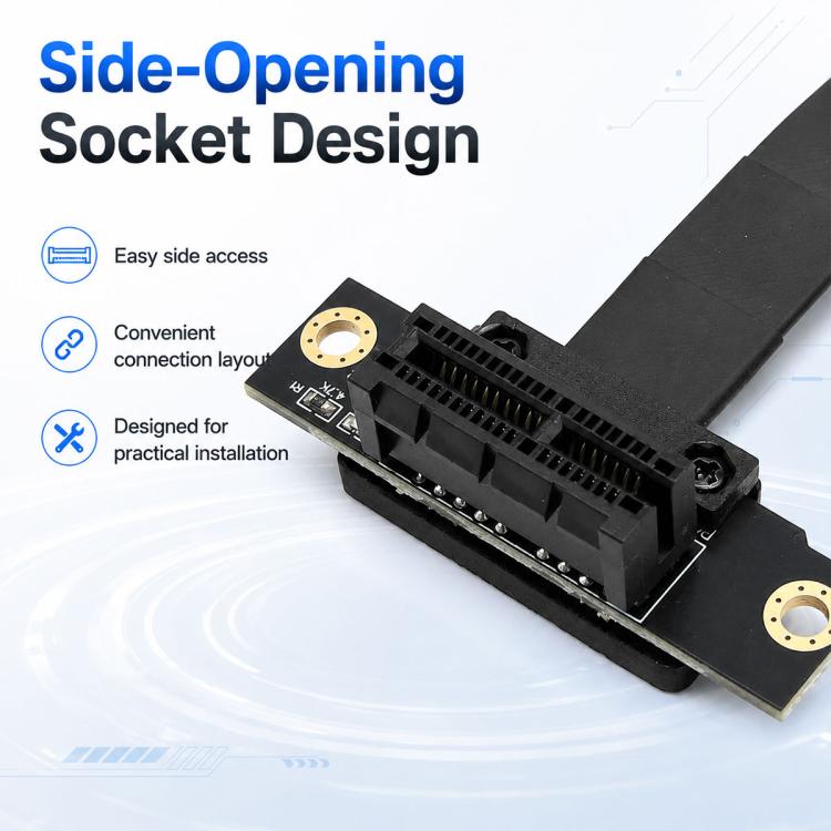 PCI-E3.0 1X Male to Female Extension Cable, 10cm, 15cm, 20cm