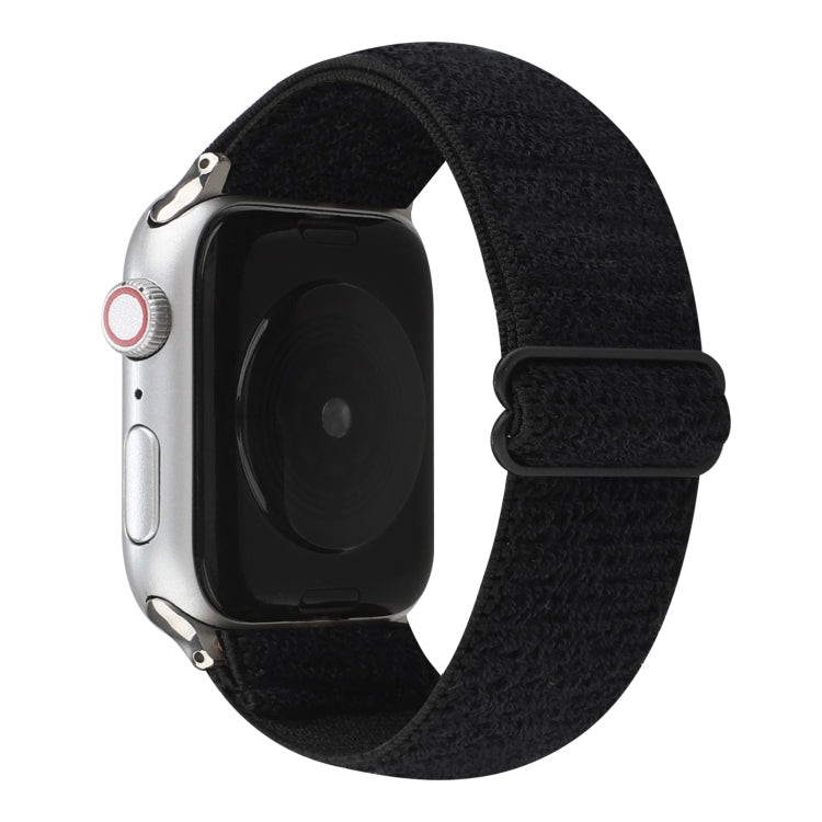 Solid Color Nylon Watchband For Apple Watch Series 6 & SE & 5 & 4 44mm / 3 & 2 & 1 42mm, For Apple Watch Series 7 45mm / 6 & SE & 5 & 4 44mm / 3 & 2 & 1 42mm