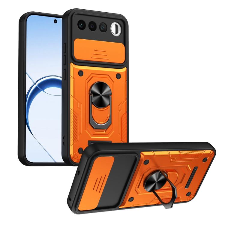 Nanshan Armor Sliding Camshield Ring Holder Phone Case, For Realme 16 5G, For Realme 16 Pro+ 5G, For Realme 16 Pro 5G