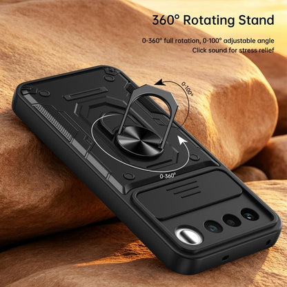 Nanshan Armor Sliding Camshield Ring Holder Phone Case, For Realme 16 5G, For Realme 16 Pro+ 5G, For Realme 16 Pro 5G