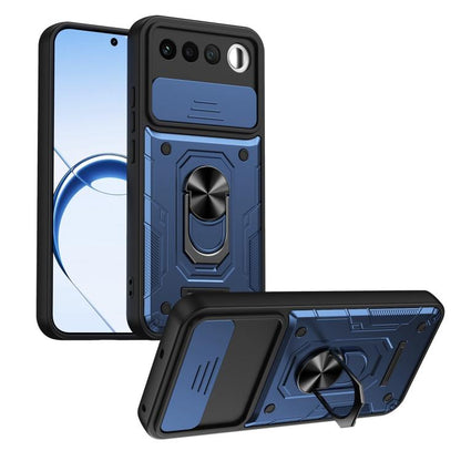 Nanshan Armor Sliding Camshield Ring Holder Phone Case, For Realme 16 5G, For Realme 16 Pro+ 5G, For Realme 16 Pro 5G