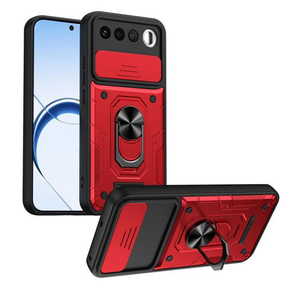 Nanshan Armor Sliding Camshield Ring Holder Phone Case, For Realme 16 5G, For Realme 16 Pro+ 5G, For Realme 16 Pro 5G