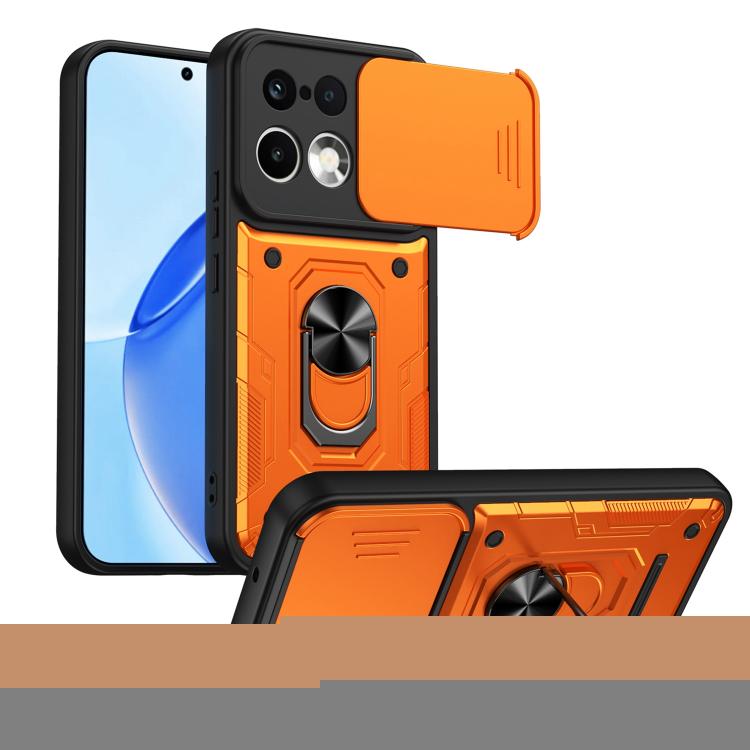 Nanshan Armor Sliding Camshield Ring Holder Phone Case, For Realme 16 5G, For Realme 16 Pro+ 5G, For Realme 16 Pro 5G