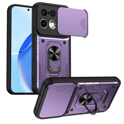 Nanshan Armor Sliding Camshield Ring Holder Phone Case, For Realme 16 5G, For Realme 16 Pro+ 5G, For Realme 16 Pro 5G