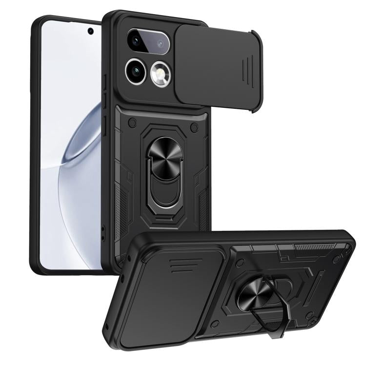Nanshan Armor Sliding Camshield Ring Holder Phone Case, For Realme 16 5G, For Realme 16 Pro+ 5G, For Realme 16 Pro 5G