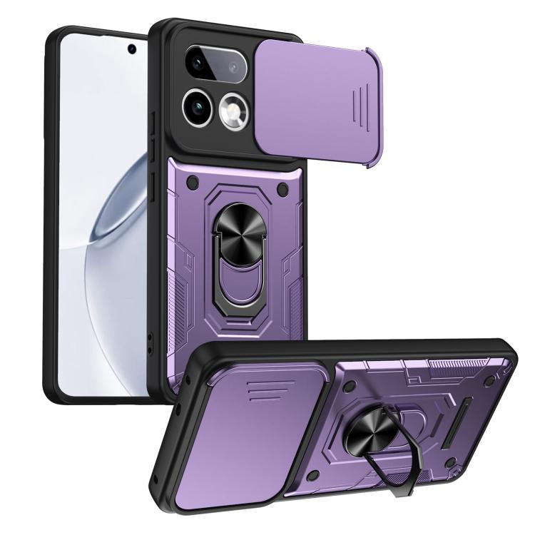 Nanshan Armor Sliding Camshield Ring Holder Phone Case, For Realme 16 5G, For Realme 16 Pro+ 5G, For Realme 16 Pro 5G