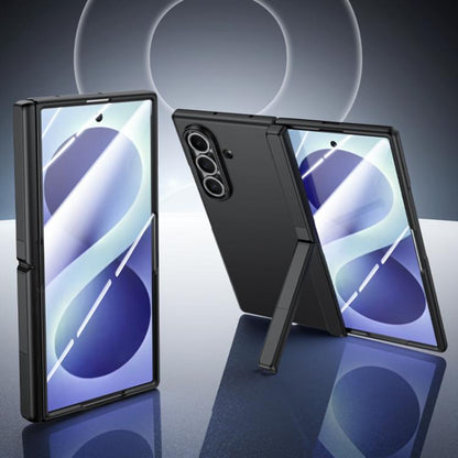 Skin Feel Frosted Spray-Coated PC Hinge Holder Integrated Film Phone Case, For Galaxy Z Fold8 5G, For Galaxy Z Fold8 Ultra 5G