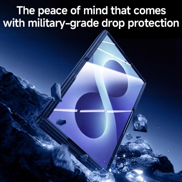 Skin Feel Frosted Spray-Coated PC Hinge Integrated Film Phone Case, For Galaxy Z Fold8 5G, For Galaxy Z Fold8 Ultra 5G