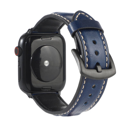 Genuine Leather Watchband For Apple Watch Series 6 & SE & 5 & 4 44mm / 3 & 2 & 1 42mm, For Apple Watch Series 7 45mm / 6 & SE & 5 & 4 44mm / 3 & 2 & 1 42mm