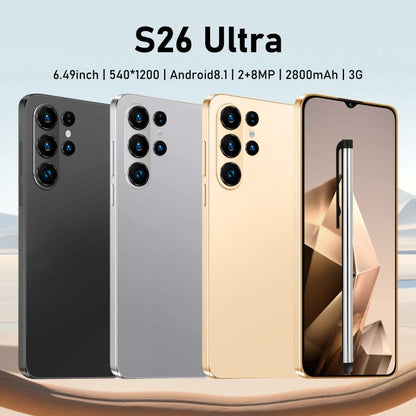 S26 Ultra / AX23, 2GB+16GB, 6.49 inch Android 8.1 MTK6580A Quad Core, Network: 3G, Dual SIM, Stylus, EU Plug, US Plug, UK Plug, AU Plug