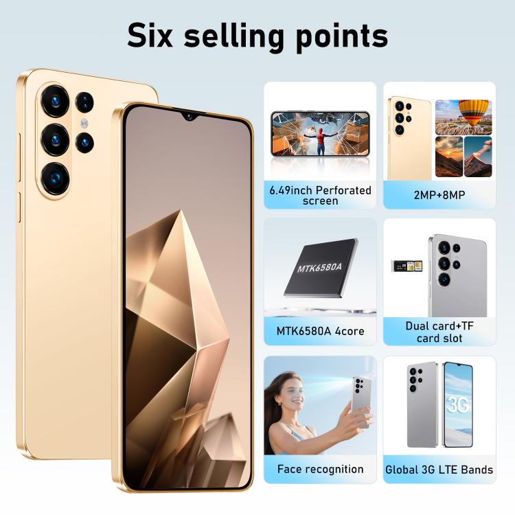 S26 Ultra / AX23, 2GB+16GB, 6.49 inch Android 8.1 MTK6580A Quad Core, Network: 3G, Dual SIM, Stylus, EU Plug, US Plug, UK Plug, AU Plug