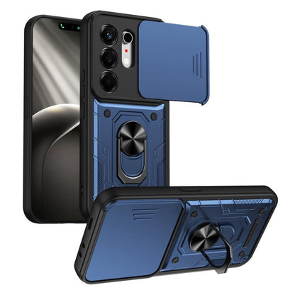 Nanshan Armor Sliding Camshield Ring Holder Phone Case, For Tecno Spark Go 2 / Pop 10, For Tecno Pova Curve 2 5G, For Tecno Spark Go 3 / Pop 20, For Tecno Camon 50, For Tecno Spark 40C, For Tecno Spark 40 Pro+ 4G, For Tecno Spark 40 Pro 4G             ...
