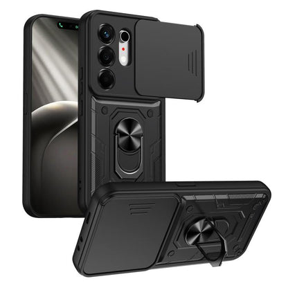 Nanshan Armor Sliding Camshield Ring Holder Phone Case, For Tecno Spark Go 2 / Pop 10, For Tecno Pova Curve 2 5G, For Tecno Spark Go 3 / Pop 20, For Tecno Camon 50, For Tecno Spark 40C, For Tecno Spark 40 Pro+ 4G, For Tecno Spark 40 Pro 4G             ...