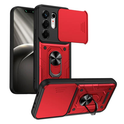 Nanshan Armor Sliding Camshield Ring Holder Phone Case, For Tecno Spark Go 2 / Pop 10, For Tecno Pova Curve 2 5G, For Tecno Spark Go 3 / Pop 20, For Tecno Camon 50, For Tecno Spark 40C, For Tecno Spark 40 Pro+ 4G, For Tecno Spark 40 Pro 4G             ...
