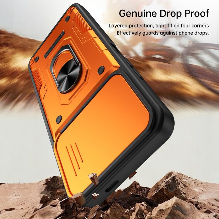 Nanshan Armor Sliding Camshield Ring Holder Phone Case, For Tecno Spark Go 2 / Pop 10, For Tecno Pova Curve 2 5G, For Tecno Spark Go 3 / Pop 20, For Tecno Camon 50, For Tecno Spark 40C, For Tecno Spark 40 Pro+ 4G, For Tecno Spark 40 Pro 4G             ...