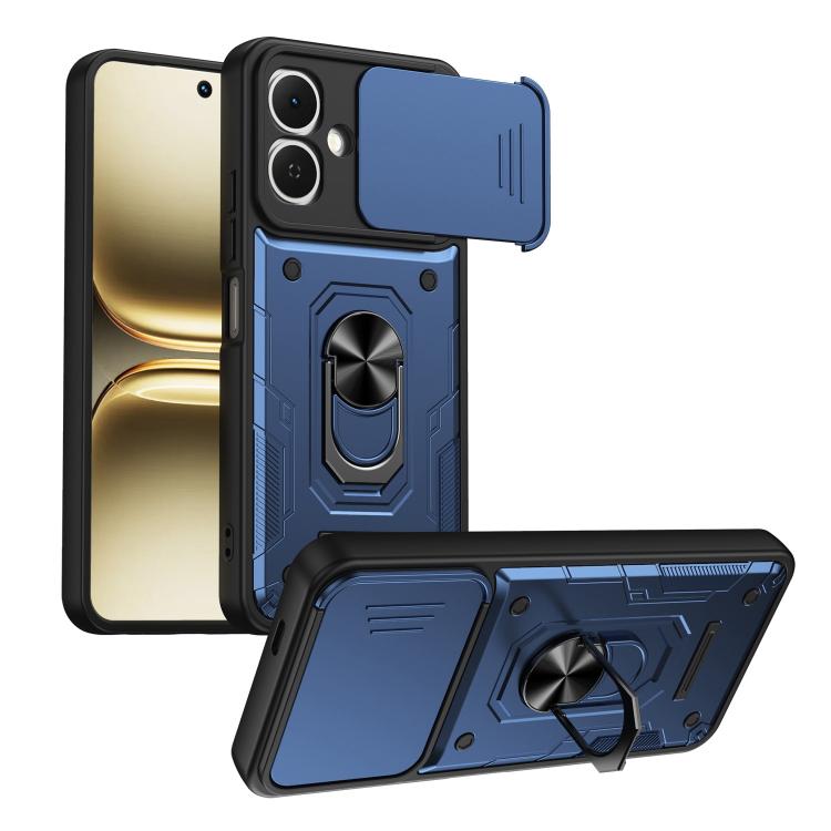 Nanshan Armor Sliding Camshield Ring Holder Phone Case, For Tecno Spark Go 2 / Pop 10, For Tecno Pova Curve 2 5G, For Tecno Spark Go 3 / Pop 20, For Tecno Camon 50, For Tecno Spark 40C, For Tecno Spark 40 Pro+ 4G, For Tecno Spark 40 Pro 4G             ...