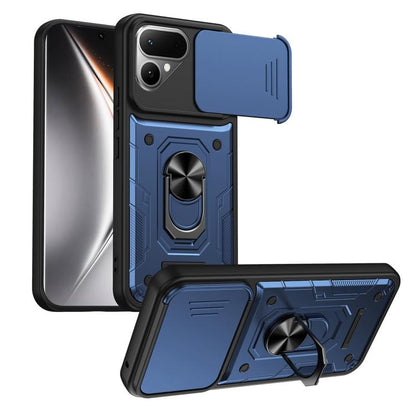Nanshan Armor Sliding Camshield Ring Holder Phone Case, For Tecno Spark Go 2 / Pop 10, For Tecno Pova Curve 2 5G, For Tecno Spark Go 3 / Pop 20, For Tecno Camon 50, For Tecno Spark 40C, For Tecno Spark 40 Pro+ 4G, For Tecno Spark 40 Pro 4G             ...