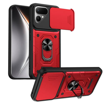 Nanshan Armor Sliding Camshield Ring Holder Phone Case, For Tecno Spark Go 2 / Pop 10, For Tecno Pova Curve 2 5G, For Tecno Spark Go 3 / Pop 20, For Tecno Camon 50, For Tecno Spark 40C, For Tecno Spark 40 Pro+ 4G, For Tecno Spark 40 Pro 4G             ...