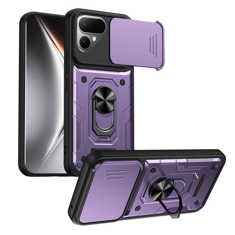 Nanshan Armor Sliding Camshield Ring Holder Phone Case, For Tecno Spark Go 2 / Pop 10, For Tecno Pova Curve 2 5G, For Tecno Spark Go 3 / Pop 20, For Tecno Camon 50, For Tecno Spark 40C, For Tecno Spark 40 Pro+ 4G, For Tecno Spark 40 Pro 4G             ...