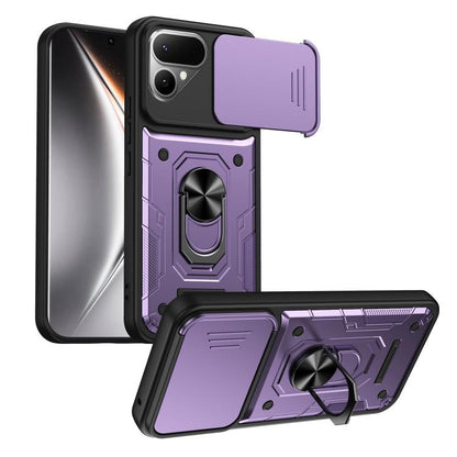Nanshan Armor Sliding Camshield Ring Holder Phone Case, For Tecno Spark Go 2 / Pop 10, For Tecno Pova Curve 2 5G, For Tecno Spark Go 3 / Pop 20, For Tecno Camon 50, For Tecno Spark 40C, For Tecno Spark 40 Pro+ 4G, For Tecno Spark 40 Pro 4G             ...