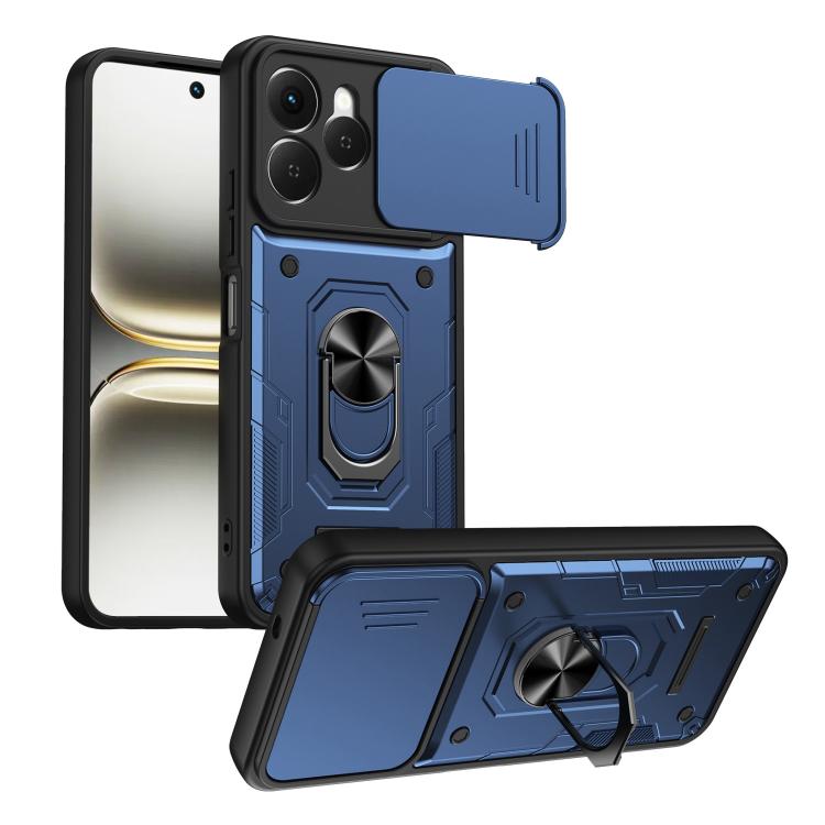 Nanshan Armor Sliding Camshield Ring Holder Phone Case, For Tecno Spark Go 2 / Pop 10, For Tecno Pova Curve 2 5G, For Tecno Spark Go 3 / Pop 20, For Tecno Camon 50, For Tecno Spark 40C, For Tecno Spark 40 Pro+ 4G, For Tecno Spark 40 Pro 4G             ...