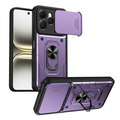 Nanshan Armor Sliding Camshield Ring Holder Phone Case, For Tecno Spark Go 2 / Pop 10, For Tecno Pova Curve 2 5G, For Tecno Spark Go 3 / Pop 20, For Tecno Camon 50, For Tecno Spark 40C, For Tecno Spark 40 Pro+ 4G, For Tecno Spark 40 Pro 4G             ...