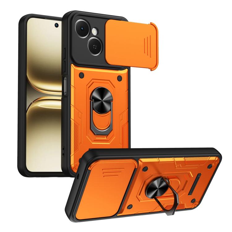 Nanshan Armor Sliding Camshield Ring Holder Phone Case, For Tecno Spark Go 2 / Pop 10, For Tecno Pova Curve 2 5G, For Tecno Spark Go 3 / Pop 20, For Tecno Camon 50, For Tecno Spark 40C, For Tecno Spark 40 Pro+ 4G, For Tecno Spark 40 Pro 4G             ...