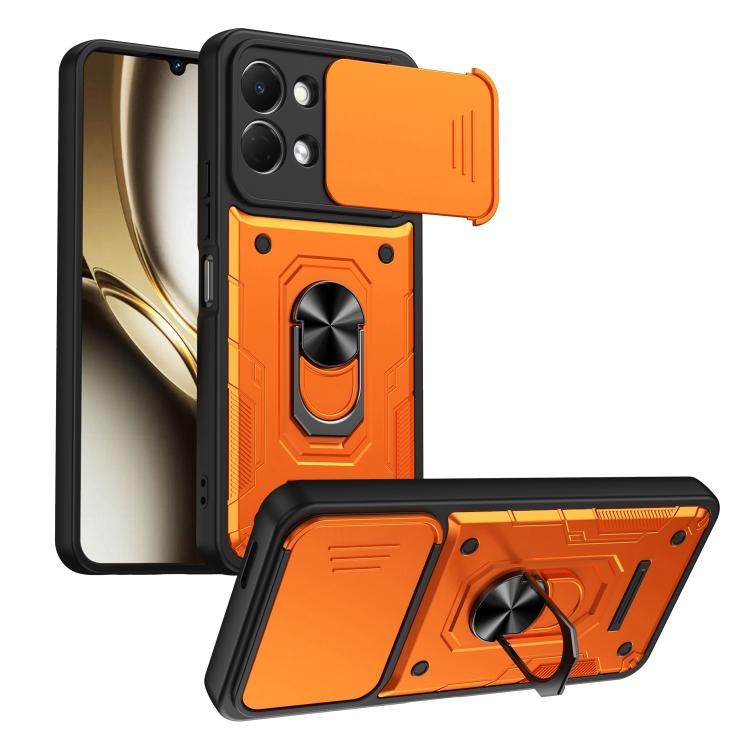 Nanshan Armor Sliding Camshield Ring Holder Phone Case, For Tecno Spark Go 2 / Pop 10, For Tecno Pova Curve 2 5G, For Tecno Spark Go 3 / Pop 20, For Tecno Camon 50, For Tecno Spark 40C, For Tecno Spark 40 Pro+ 4G, For Tecno Spark 40 Pro 4G             ...