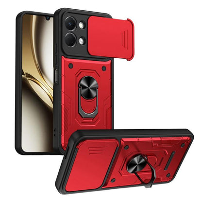 Nanshan Armor Sliding Camshield Ring Holder Phone Case, For Tecno Spark Go 2 / Pop 10, For Tecno Pova Curve 2 5G, For Tecno Spark Go 3 / Pop 20, For Tecno Camon 50, For Tecno Spark 40C, For Tecno Spark 40 Pro+ 4G, For Tecno Spark 40 Pro 4G             ...