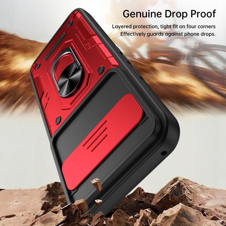 Nanshan Armor Sliding Camshield Ring Holder Phone Case, For Google Pixel 11 Pro XL, For Google Pixel 11 / 11 Pro, For Google Pixel 10 Pro XL, For Google Pixel 10 / 10 Pro