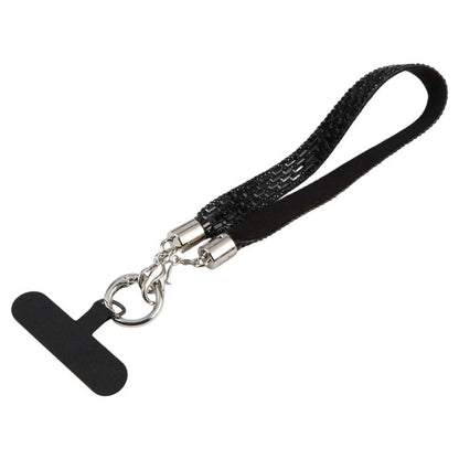 Sparkling Rhinestone Phone Charm Strap with Tether Pad