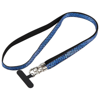 Sparkling Rhinestone Phone Lanyard with Pad
