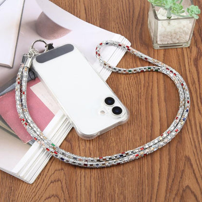 Flashing Square Phone Long Lanyard with Pad