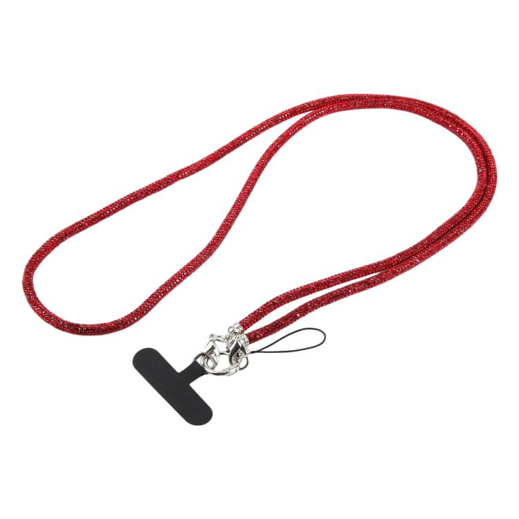 Sparkling Rhinestone Studded Long Phone Strap