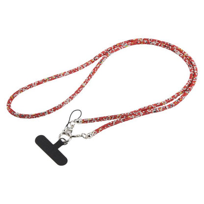 Sparkling Rhinestone Studded Long Phone Strap