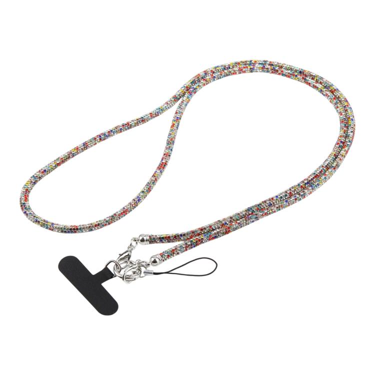 Sparkling Rhinestone Studded Long Phone Strap