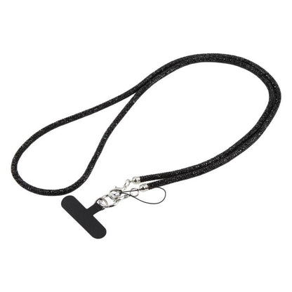 Sparkling Rhinestone Studded Long Phone Strap